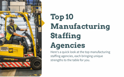 Top 10 Manufacturing Staffing Agencies in the U.S.