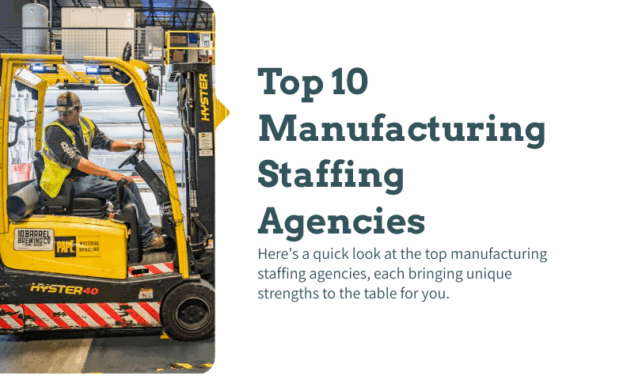 Top 10 Manufacturing Staffing Agencies in the U.S.