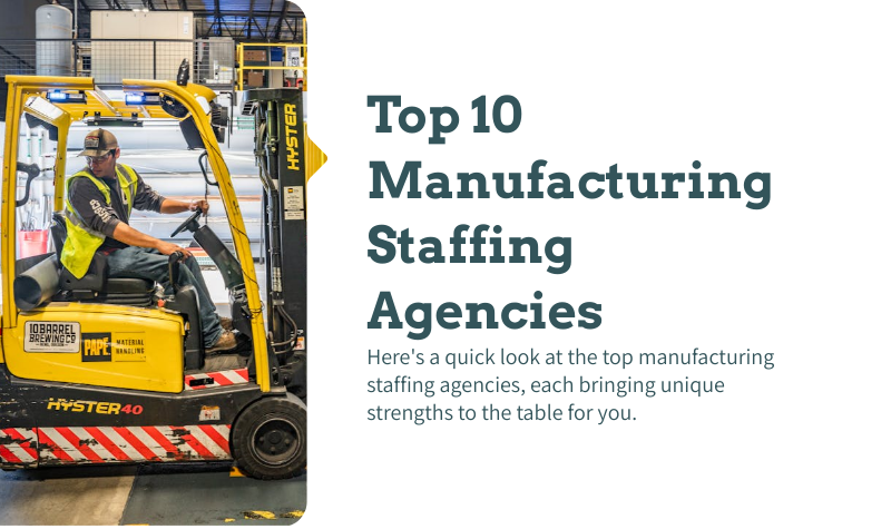 best manufacturing staffing agencies