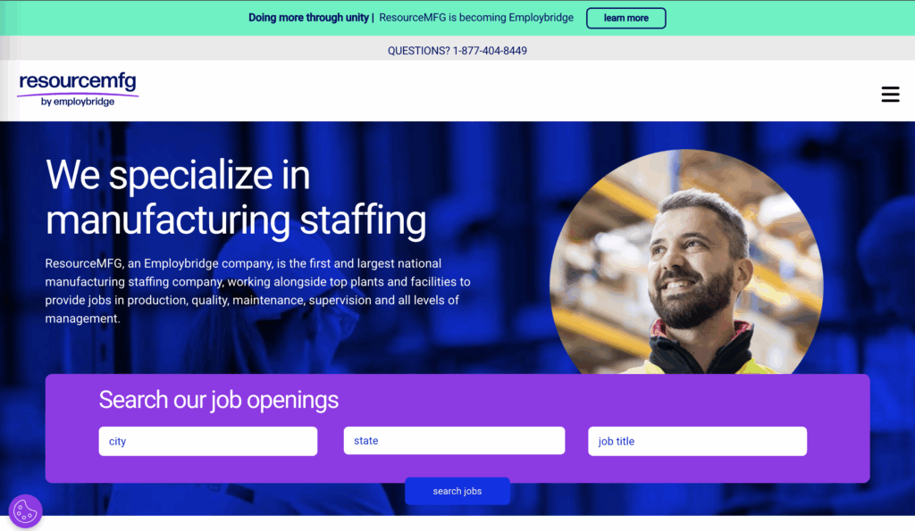 resource mfg staffing company