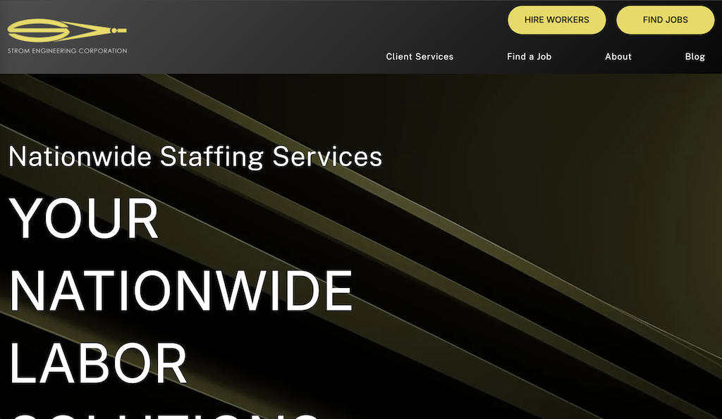 strom staffing rating